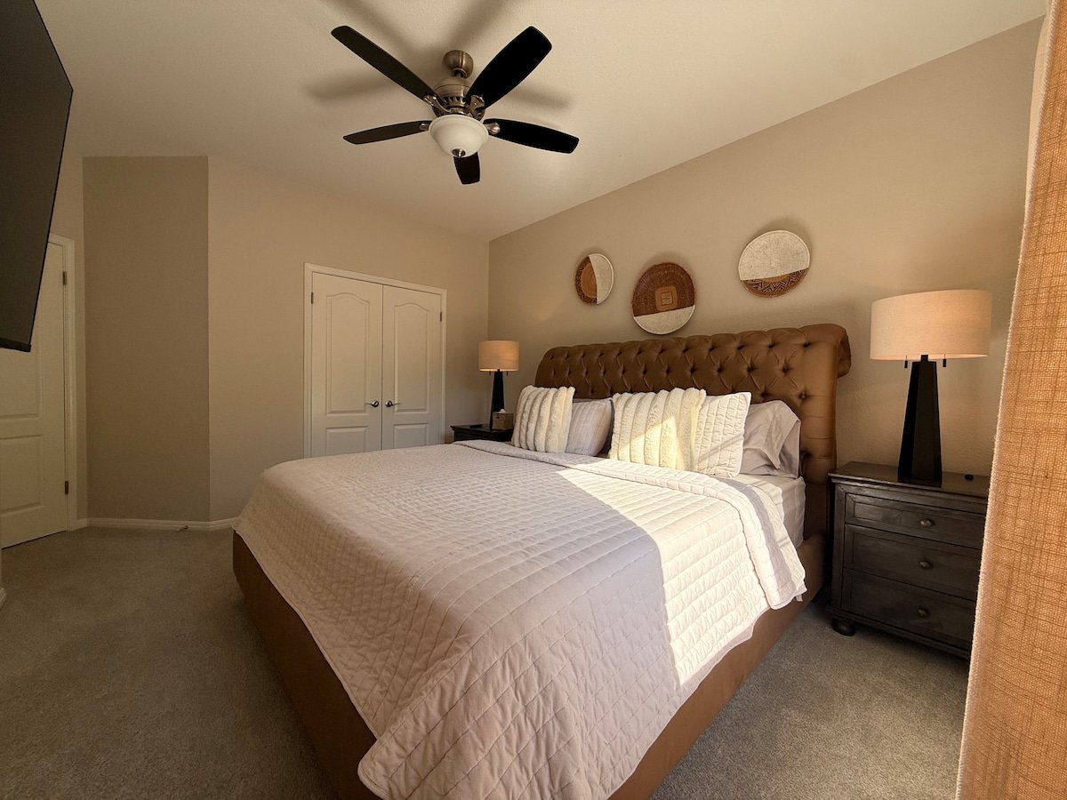 Bedroom two, king bed