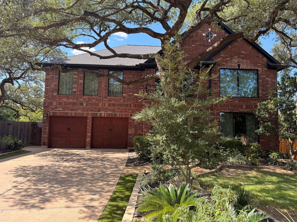 Among the live oaks